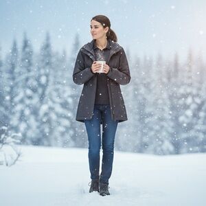 Columbia Black Utility Jacket for Women